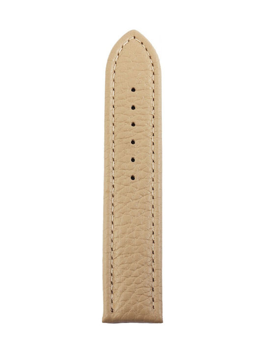 New Era Lederriemen Beige 24mm