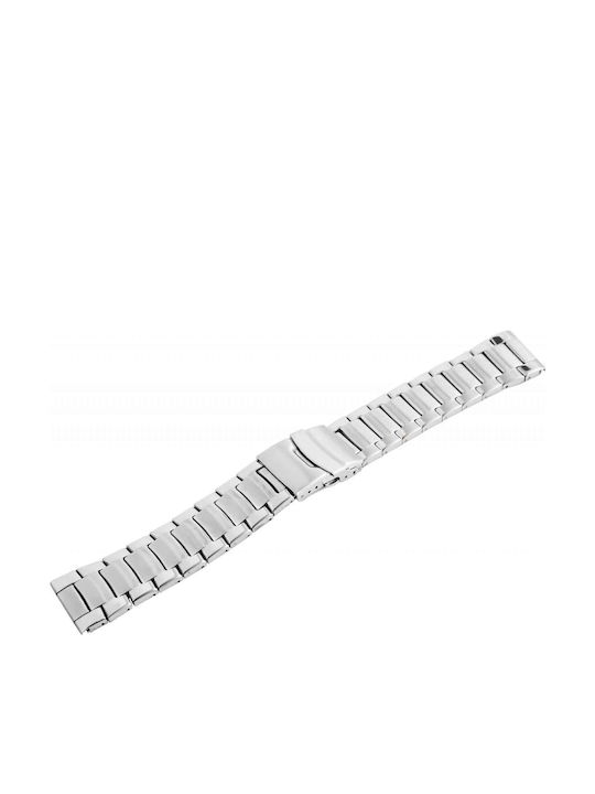 New Era Metallic-Armband Silber 24mm