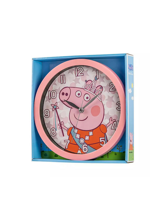 Disney Детски Часовник На Стена Peppa Pig 25см