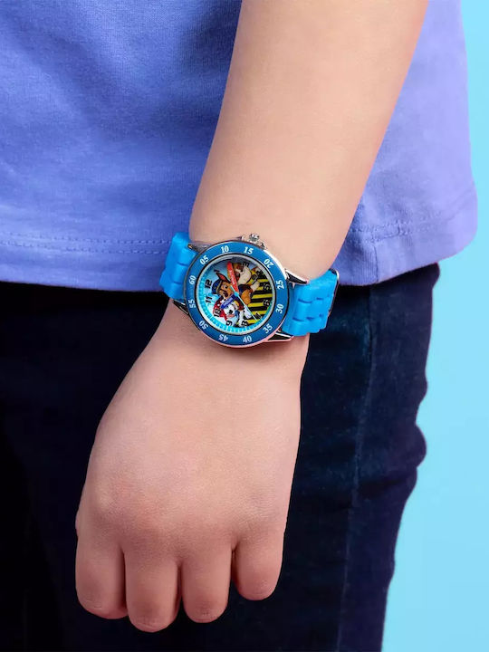 Disney Παιδικό Αναλογικό Ρολόι Paw Patrol Γαλάζιο