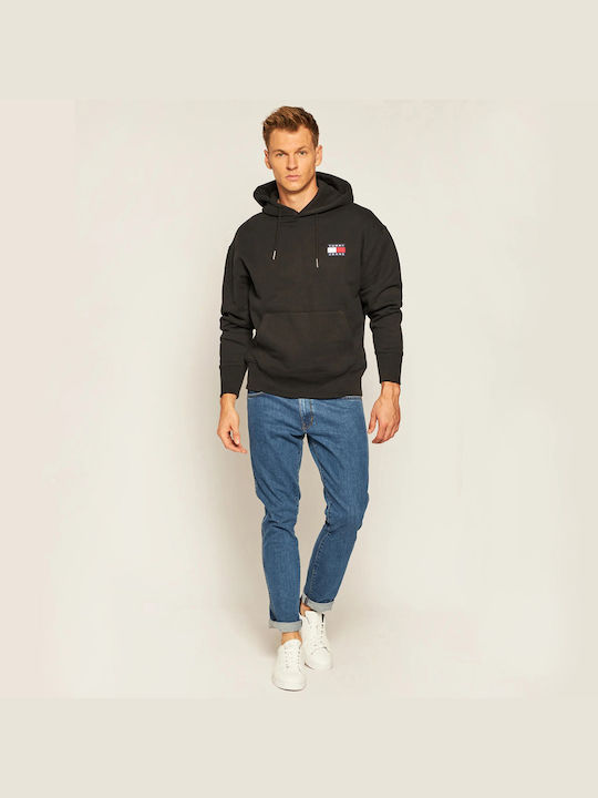 Tommy Hilfiger Men's Sweatshirt with Hood Black