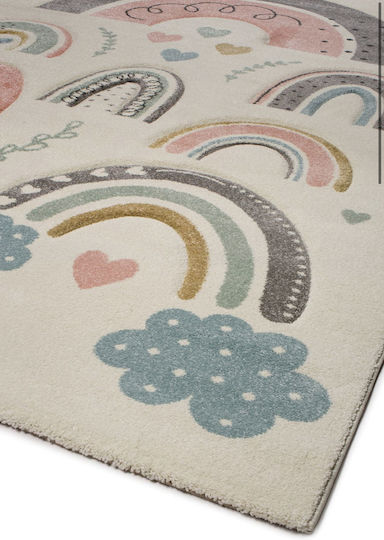 Viokarpet Kinder Teppich Beige 140x200cm