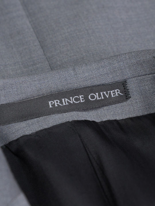 Prince Oliver Modern Fit Herrenanzug Γκρί