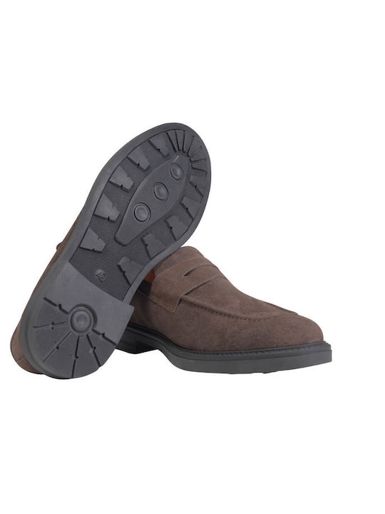 Prince Oliver Men's Catifea Mocasini Maro