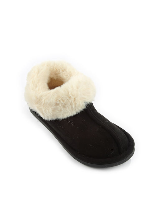 Fshoes Fshoes Closed Women's Slippers in Negru color