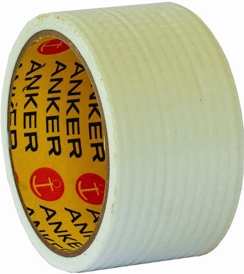 Komet White Autocolantă Bandă de țesut Albă 50mmx10m 1buc