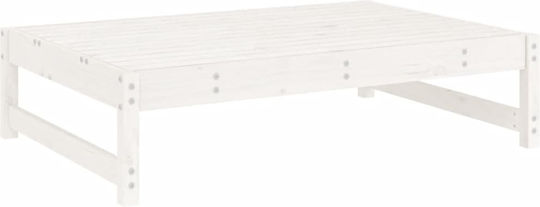 Garten- und Outdoor-Möbelsets Wohnzimmer Typsatz 2 Stück Weiß