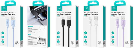 Usams US-SJ618 USB-A to Lightning Cable 12W Black 1m (SJ618USB01)