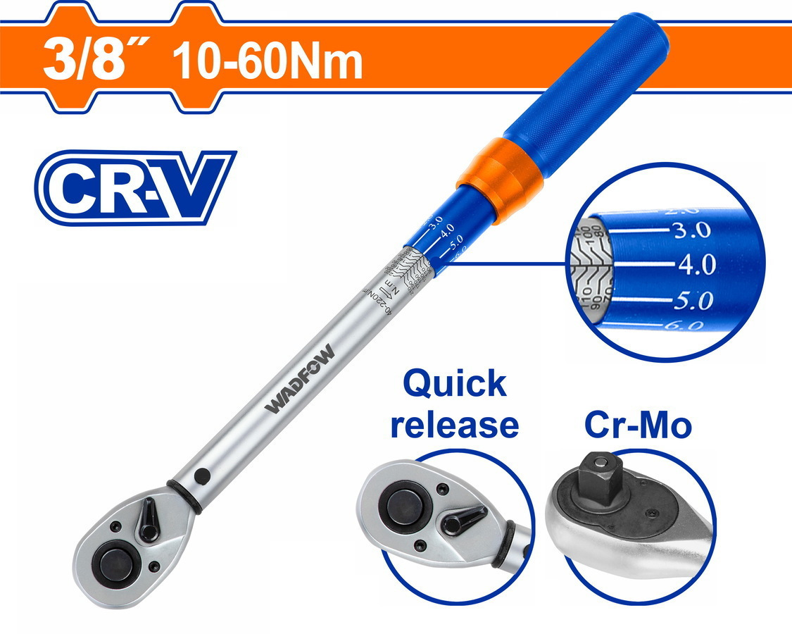 Click Type Adjustable Torque Wrench (Kilogram)-KING TONY-3442F