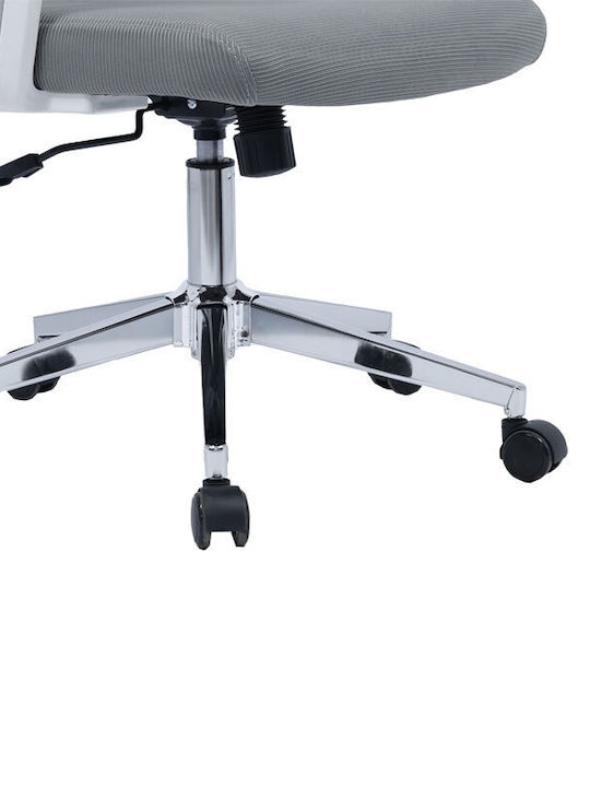 Pakketo Ignatius Executive Chair With Adjustable Arms Light Grey