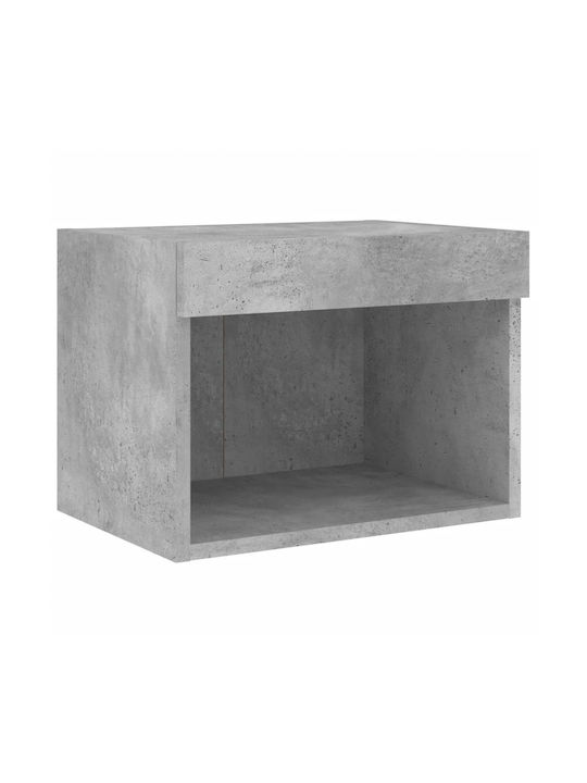 Wohnzimmer TV-Einheit Grey mit Beleuchtung L120xB30xH150cm
