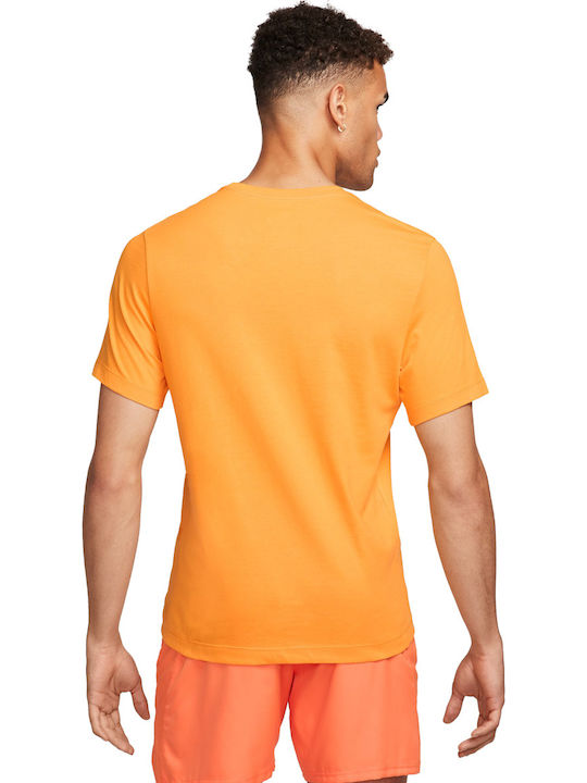 Nike Tennis Tshirt Μπλούζα Πορτοκαλί