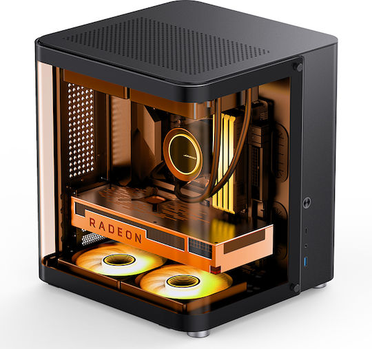 Jonsbo TK-1 2.0 Gaming Mini-Turm Computergehäuse Schwarz