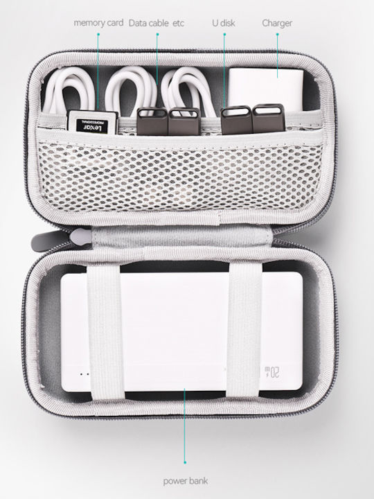 Toiletry Bag in Gray color 18.1cm