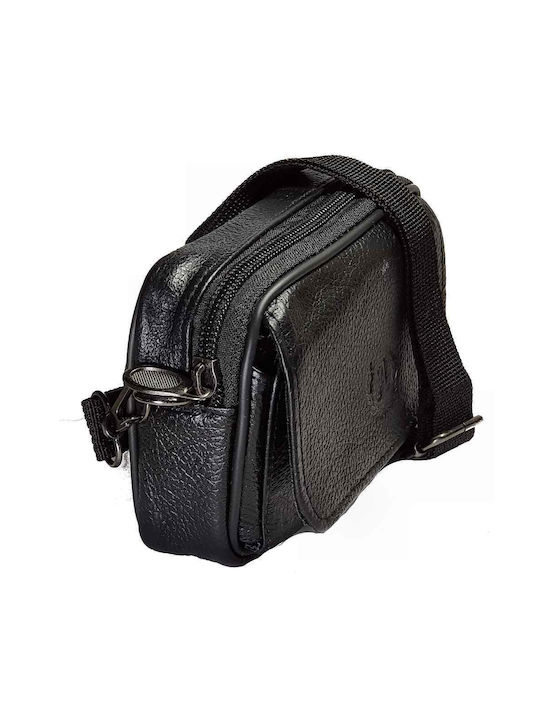 AC Leather Men's Bag Shoulder / Crossbody Black