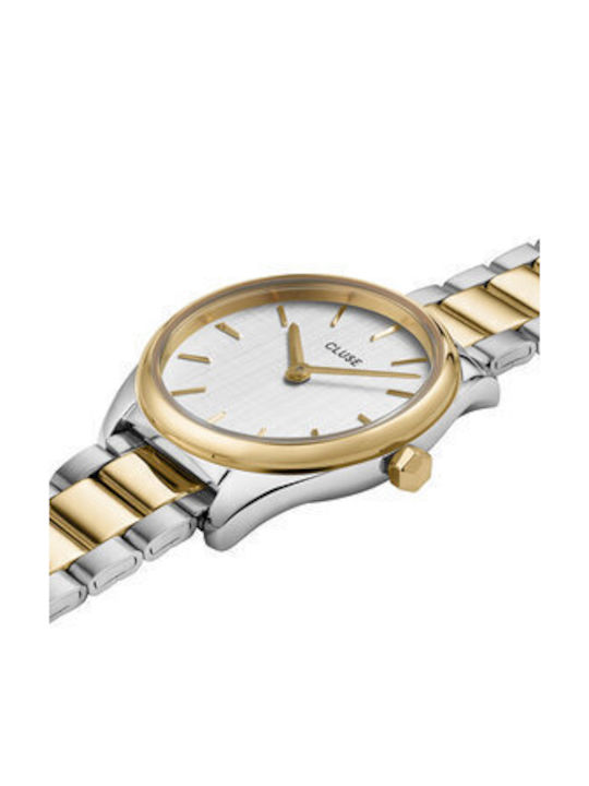 Cluse Petite Uhr mit Gold Metallarmband