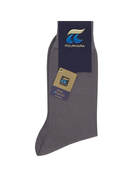 Pournara Premium Basic Men's Socks Beige