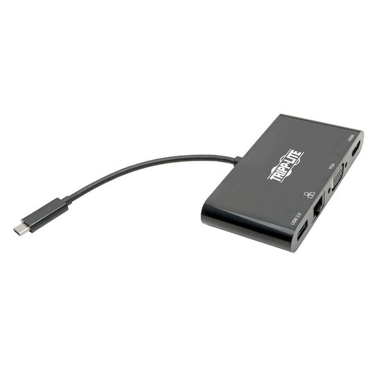 Eaton USB-C Docking Station with HDMI 4K Ethernet Black (U444-06N-HV4GUB)