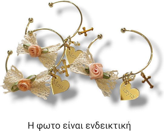 The Art of Beading Μαρτυρικό Βάπτισης Гривна Розов 1бр