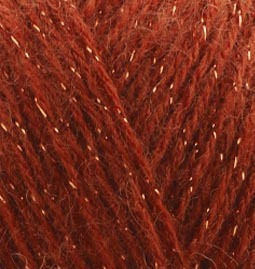 Alize Angora Gold Metallic Mixed Orange 100m 550gr