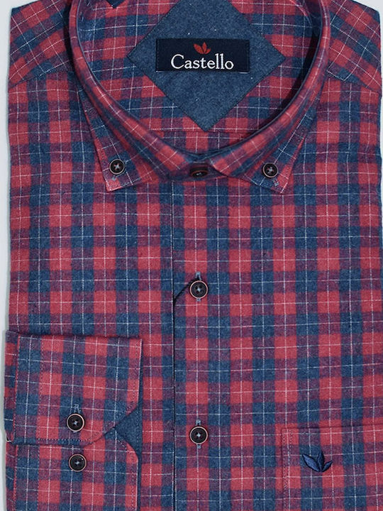 Long Sleeve Burgundy Shirt.
