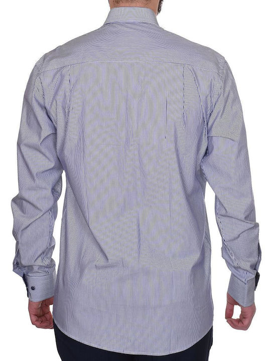 Truzi Men's Shirt Long Sleeve Blue