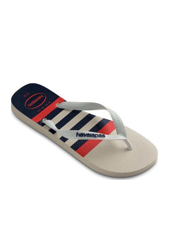Havaianas Top Nautical Flip Flops Λευκά
