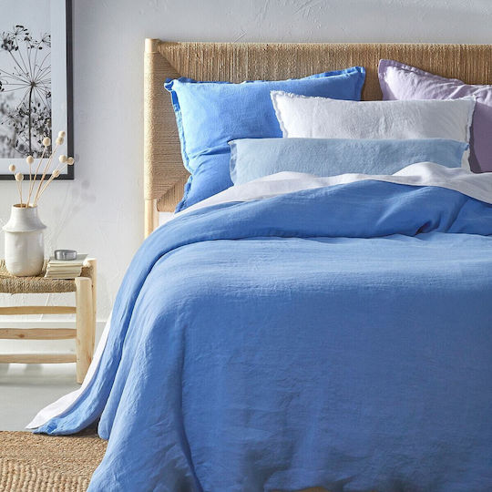 La Redoute Interieurs Bettlaken King Size mit Gummiband 180x200+30cm. Prewashed linen