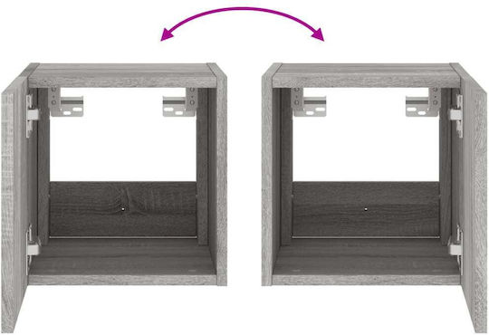 Комод Дървен Grey Sonoma 30.5x35x30см