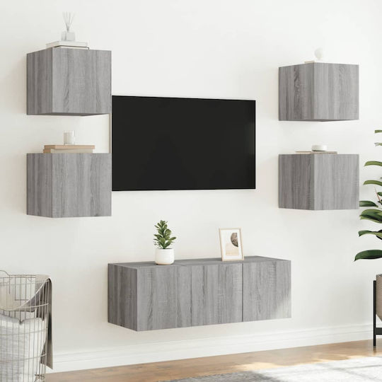 Комод Дървен Grey Sonoma 30.5x35x30см