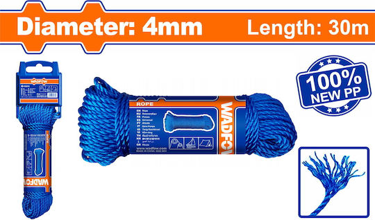 Wadfow Rope with Diameter 4mm and Length 30m