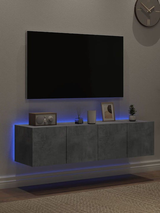 TV Stand Grey Concrete L60xW35xH31cm