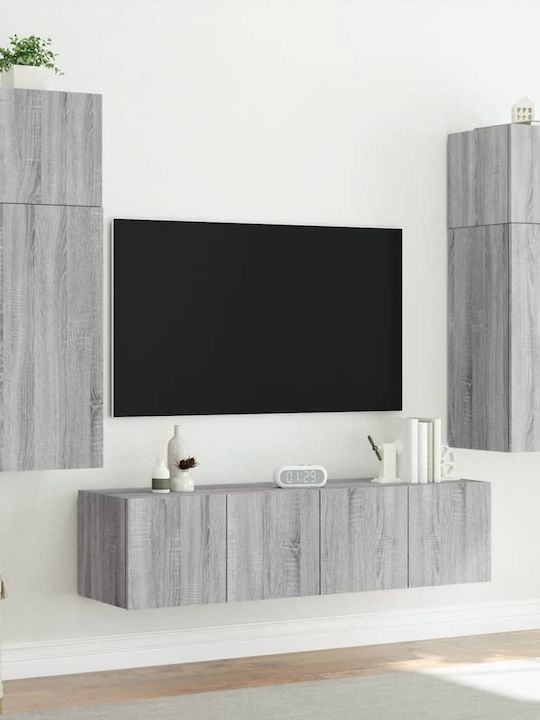 Έπιπλο Τηλεόρασης Γκρι Sonoma Μ80xΠ35xΥ41cm