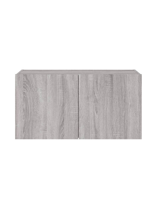 Έπιπλο Τηλεόρασης Γκρι Sonoma Μ80xΠ35xΥ41cm