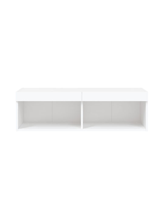 TV-Ständer Weiß M100xP30xH30cm