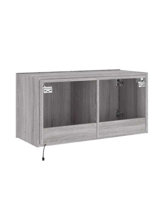 Έπιπλο Τηλεόρασης Γκρι Sonoma Μ80xΠ35xΥ41cm