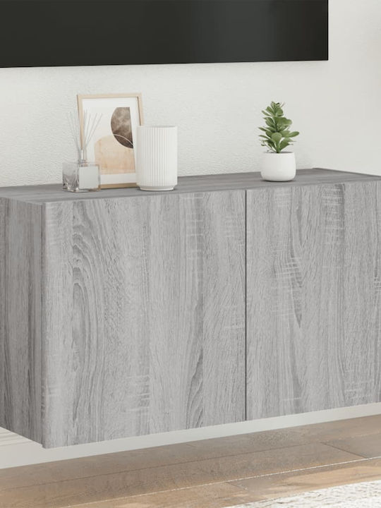 Έπιπλο Τηλεόρασης Γκρι Sonoma Μ80xΠ35xΥ41cm