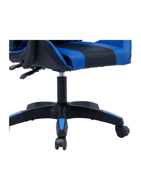 Pakketo William Artificial Leather Gaming Chair Black-Blue