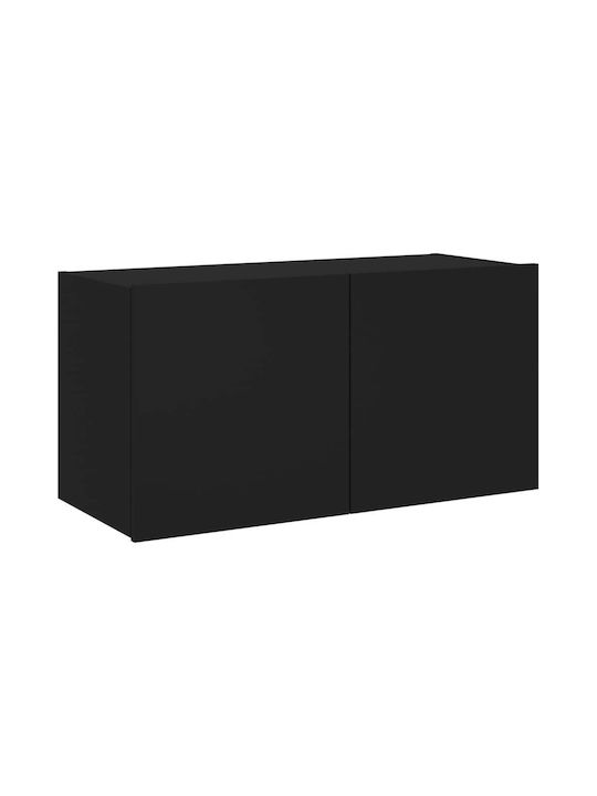 TV Stand Black L80xW35xH41cm