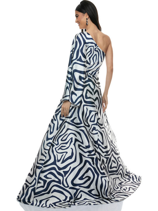 Maxi Abendkleid in Einfarbiger Farbe