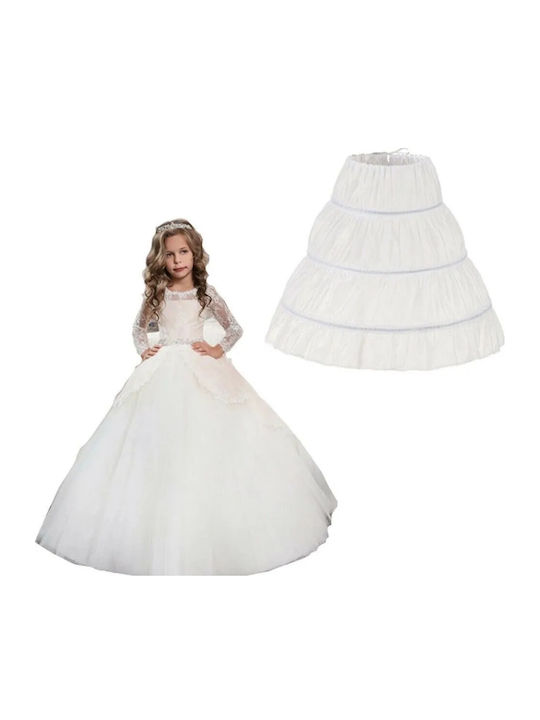 Kids Skirt Tulle Tulle White Furo