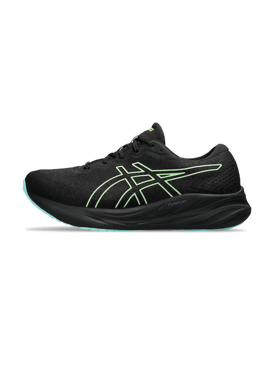 Gel-Pulse 15 GTX Ανδρικά Αθλητικά Παπούτσια Running Μαύρα Αδιάβροχα με Μεμβράνη Gore-Tex