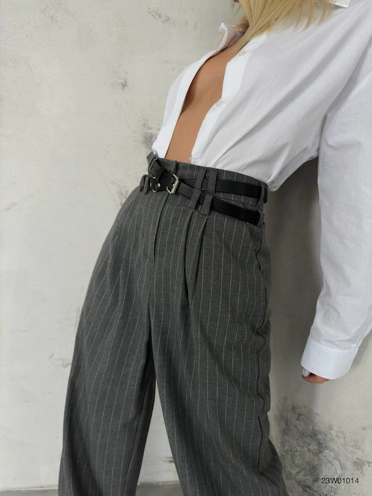 Black Fashion Women's Fabric Trousers