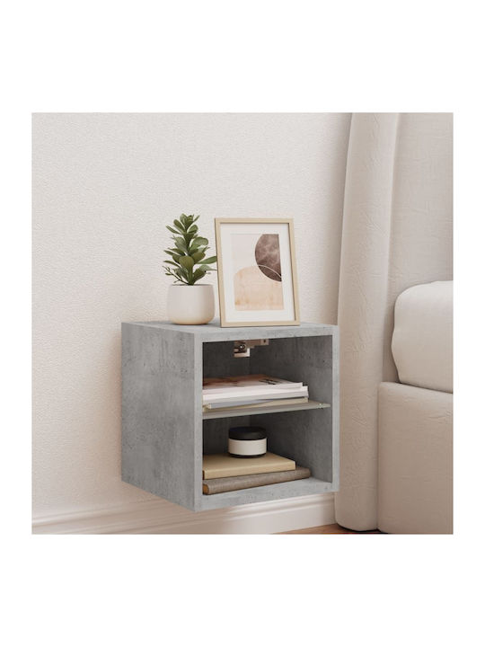 Nachttisch Grey Concrete 30x28.5x30cm