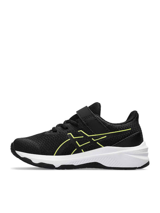 Gt 1000 12 K Kids Sports Shoes Running with Hoop & Loop Closure Black