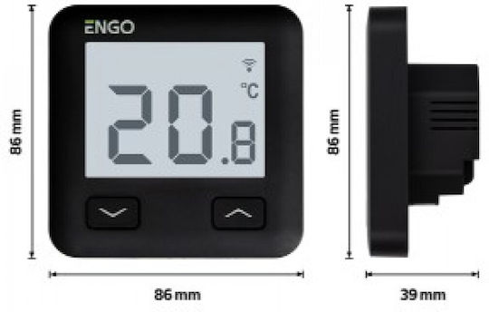 Engo Digital Termostat Spațiu Inteligent cu Wi-Fi