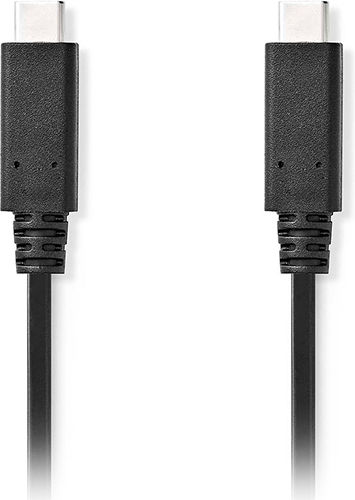 Nedis USB 3.2 Video Cable USB-C Male - USB-C 100W PD Black 1m