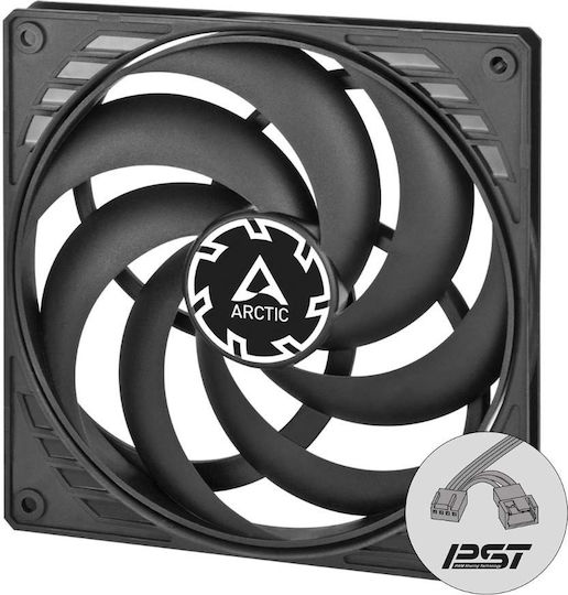 Arctic P14 Slim PWM PST Case Fan 140mm (1800rpm / 52cfm) Without LED Lighting and 4-Pin Connection