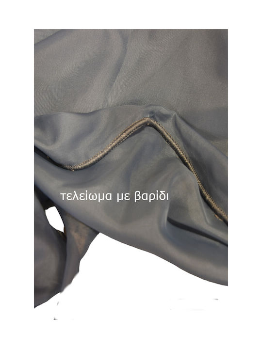 Decotelia Κουρτίνα με Τρέσα Μπλε 400x280εκ.