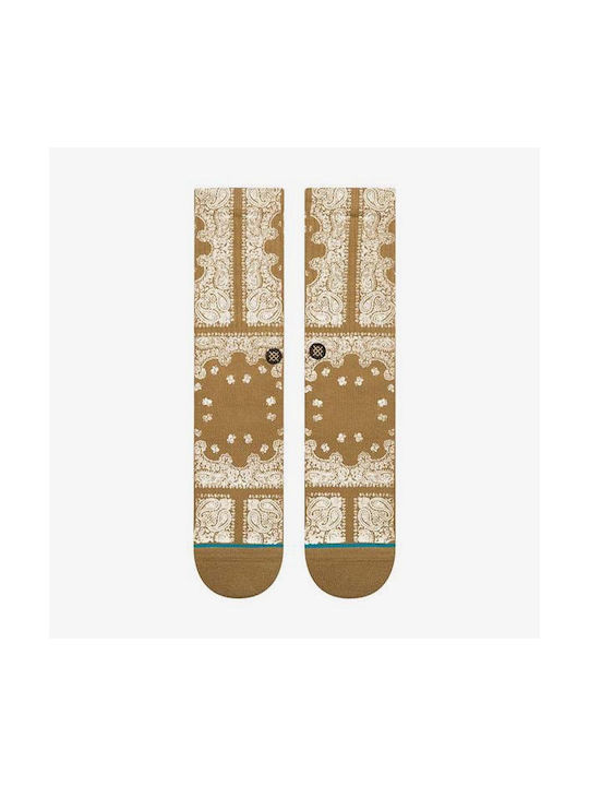 Stance Town Athletic Socks Beige 1 Pair